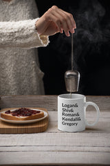 Logan and Kendall and Shiv and Roman and Gregory -  Succession Parody Mug