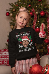 Lil Nas X, Can't Nobody Take My Presents - Old Town Road Lil Nas X Parody Ugly Holiday Sweater