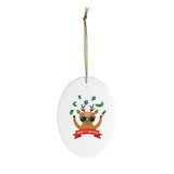 Making It Reindeer Funny Christmas Ornament - Ceramic Ornament For Christmas Tree