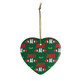 Jolly AF Ornament -  Funny Christmas Ornament - Ceramic Ornament For Christmas Tree