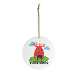 I Love You - Madagascar Holiday Christmas Tree Ornament - Tiako Ianao