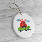 I Love You - Madagascar Holiday Christmas Tree Ornament - Tiako Ianao