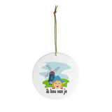 Netherlands Dutch Holiday Ornament For Christmas Tree - Ceramic Ornament - The Netherlands - ik hou van je