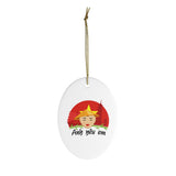 Vietnam - Holiday Ornament For Christmas Tree - Ceramic Ornament - Vietnamese Ornament