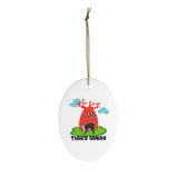 I Love You - Madagascar Holiday Christmas Tree Ornament - Tiako Ianao