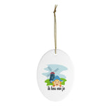 Netherlands Dutch Holiday Ornament For Christmas Tree - Ceramic Ornament - The Netherlands - ik hou van je