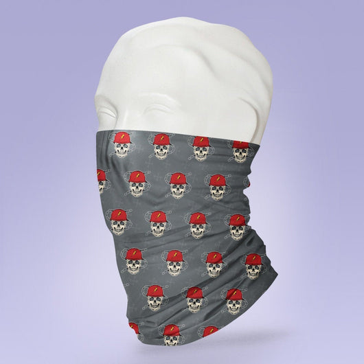 Washable & Reusable Day of the Dead -  Skull Face Shield - Face Mask - Face Buff - Snood - Face Gator