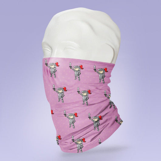 Washable & Reusable Purple Knight Mask- Gaiter Face Shield - Face Mask