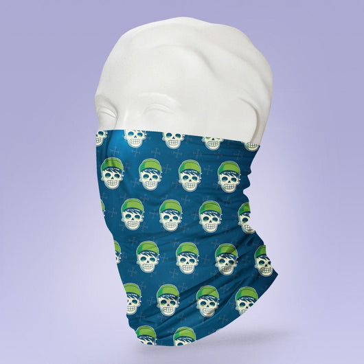 Washable & Reusable Skull Face Shield - Face Mask