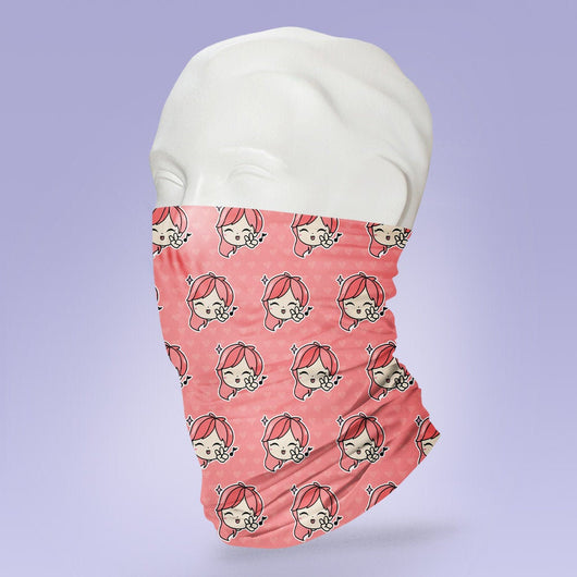 Washable & Reusable Kawaii Singing Girl Face Mask - Face Shield - Face Mask