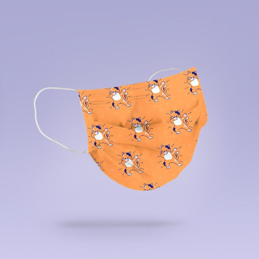 Washable & Reusable Dabbing Cat Face Mask Mask Cover - Cat Face Mask