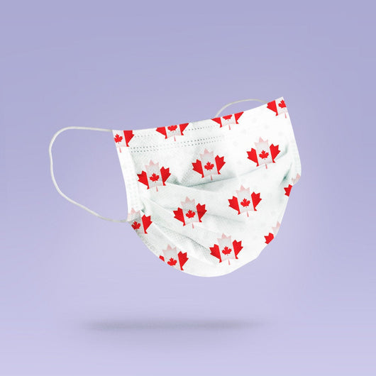 REUSABLE FACE MASK -  Soft, Cloth, Anti-Dust, Washable, Re-Usable, Canadian Flag Face Mask - Adult Mouth Cover - Canada Face Mask