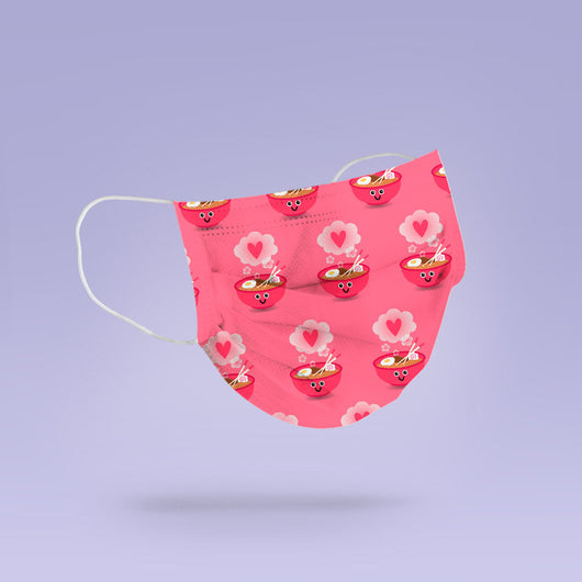 Washable & Reusable Cute Pho Hot Vietnamese Soup Face Mask Cover