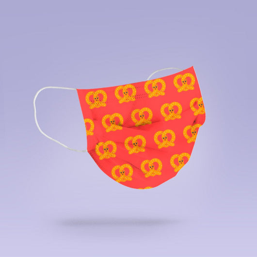Washable & Reusable Pretzel Cloth Face Mask Cover