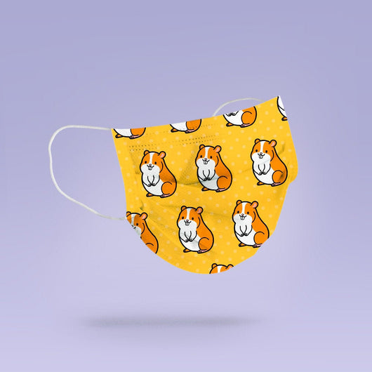 Washable & Reusable Hamster Themed Cloth Face Mask Cover
