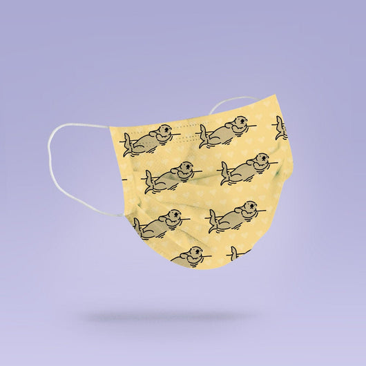 Washable & Reusable Otter Face Mask Cloth Cover