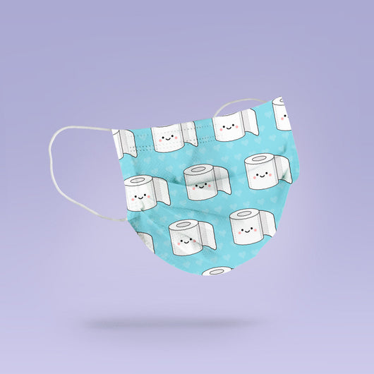 Washable & Reusable Toilet Paper Cloth Face Mask Cover