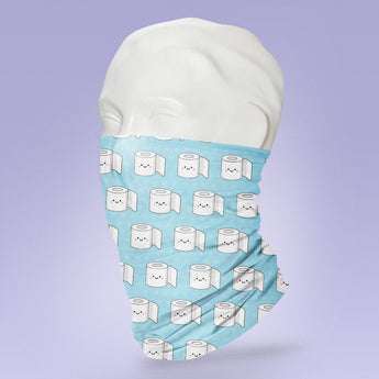 Washable & Reusable Toilet Paper  - Gaiter Face Shield - Face Mask - Face Buff - Snood - Face Gator