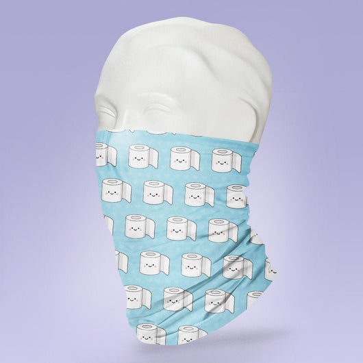 Washable & Reusable Toilet Paper  - Gaiter Face Shield - Face Mask - Face Buff - Snood - Face Gator