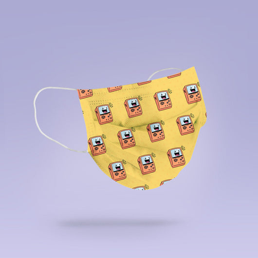 Gamer Mask - Happy Game Console - Washable & Reusable Cloth Face Mask Cover