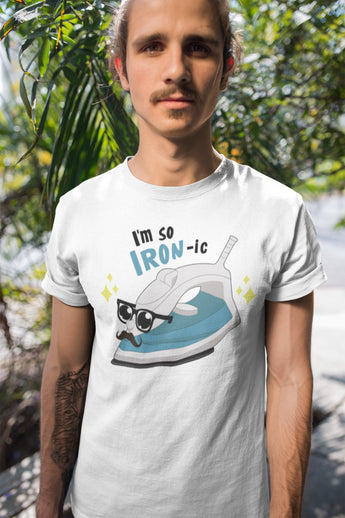 I'm So Ironic - Funny Hipster Tee - Unisex T-Shirt XS/Small/Medium/Large/XL