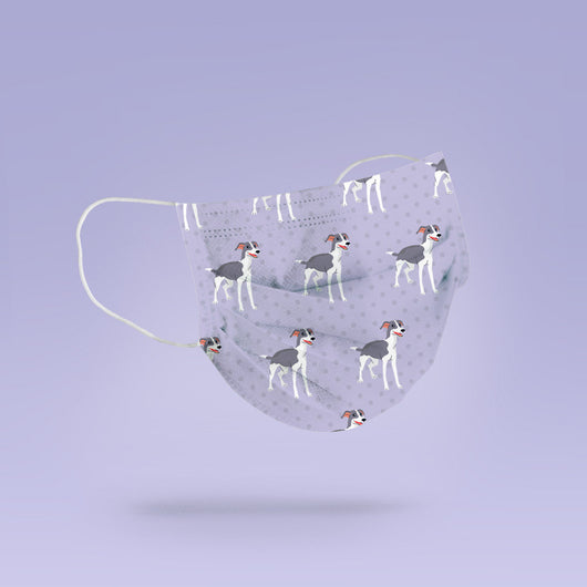 REUSABLE FACE MASK - Soft, Cloth, Washable, Re-Usable, Greyhound Mask - Mouth Cover - Greyhound Face Mask