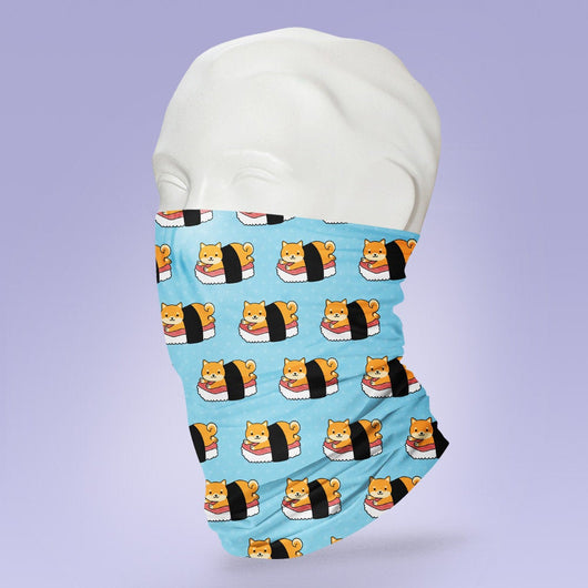 Washable & Reusable We Can Do It - Cat Sushi Face Mask - Face Shield - Face Mask