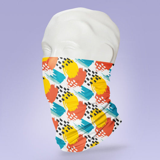 Washable & Reusable Geometric Pattern - Stylish Face Mask - Face Shield - Cute Face Mask
