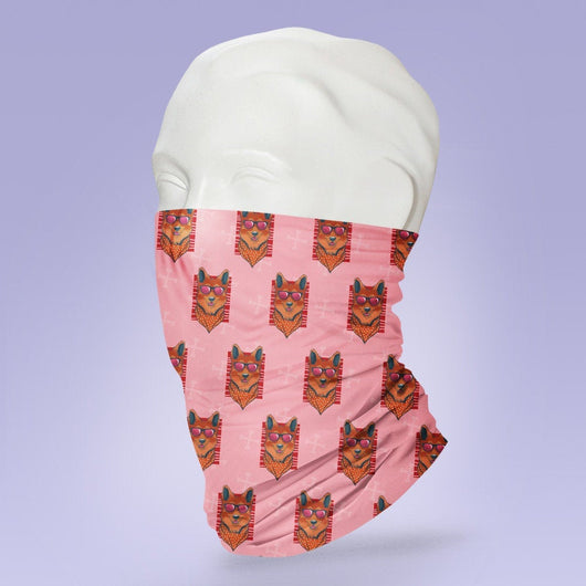 Washable & Reusable German Shepherd Themed Mask - Gaiter Face Shield - Face Mask - Face Buff - Snood - German  Shepherd Dog Face Gator