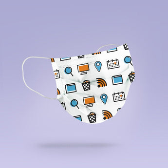 REUSABLE FACE MASK - Soft, Cloth, Washable, Re-Usable, Computer Developer Face Mask - Adult Mouth Cover - Face Mask - Software Engineer
