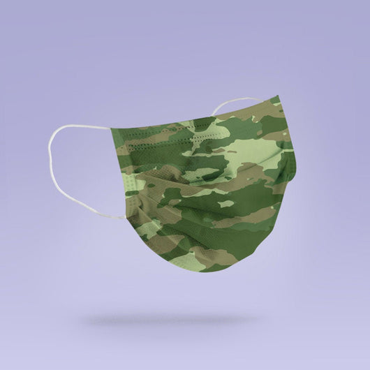 Washable & Reusable Camouflage Mask Cover - Camouflage Face Mask - Camo Pattern Mask