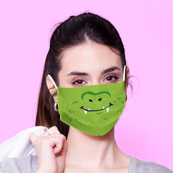 Washable & Reusable Crocodile Face Mask -  Mask Cover - Funny Masks - Animal Face Mask