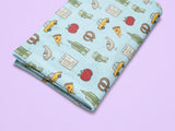 Cute New York City Blanket - NYC Blanket - New York Blanket - Empire State, Taxi, & Pigeon Blanket  [Small / Medium / Large]