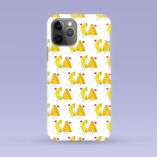 iPhone Case - Macaroni & Cheese Print - Multiple Case Sizes Available - Mac and Cheese Phone Cover, Durable iPhone Case - Cute Pasta Case