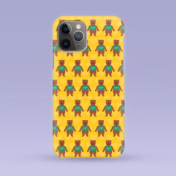 Namaste Bear iPhone Case - Multiple Case Sizes Available - Yoga Bear Phone Cover, Durable iPhone Case - Yoga Bear iPhone Case