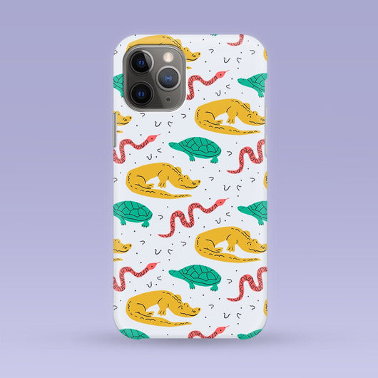 Reptile iPhone Case - Multiple Case Sizes Available - Reptile Phone Cover - Alligator, Snake, Turtle Phone Case