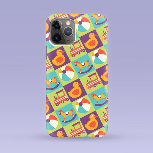 Nursery / Baby Themed iPhone Case - Multiple Case Sizes Available - Preschool Phone Cover - Baby Pattern Phone Case