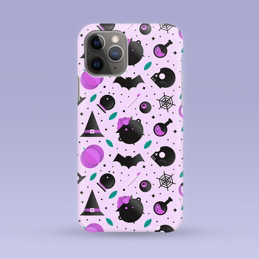 Halloween Spider and Skull iPhone Case - Multiple Case Sizes Available -Goth Phone Case  - Witch iPhone Case - Goth Horror
