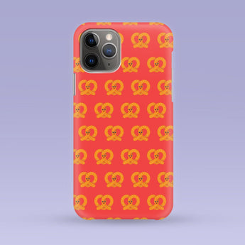 Pretzel iPhone Case - Multiple Case Sizes Available - Pretzel Phone Cover, Durable iPhone Case - Pretzel Pattern