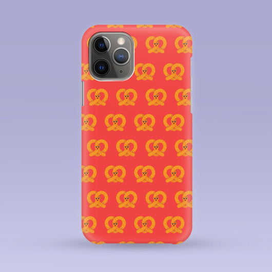 Pretzel iPhone Case - Multiple Case Sizes Available - Pretzel Phone Cover, Durable iPhone Case - Pretzel Pattern