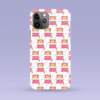 Sleeping Cat iPhone Case - Multiple Case Sizes Available - Sleeping Cat Phone Cover, Durable iPhone Case - Cute Cat iPhone Case
