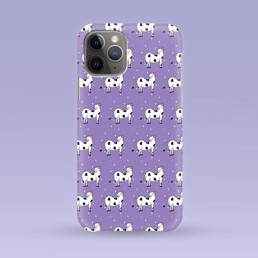 Yoga Cow iPhone Case - Multiple Case Sizes Available - Cow Phone Cover, Durable iPhone Case - Yoga Cow iPhone Case