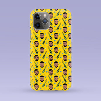 Yellow Drake Themed iPhone Case - Multiple Case Sizes Available - Drake Phone Cover, Drake iPhone Case -Drake iPhone Case